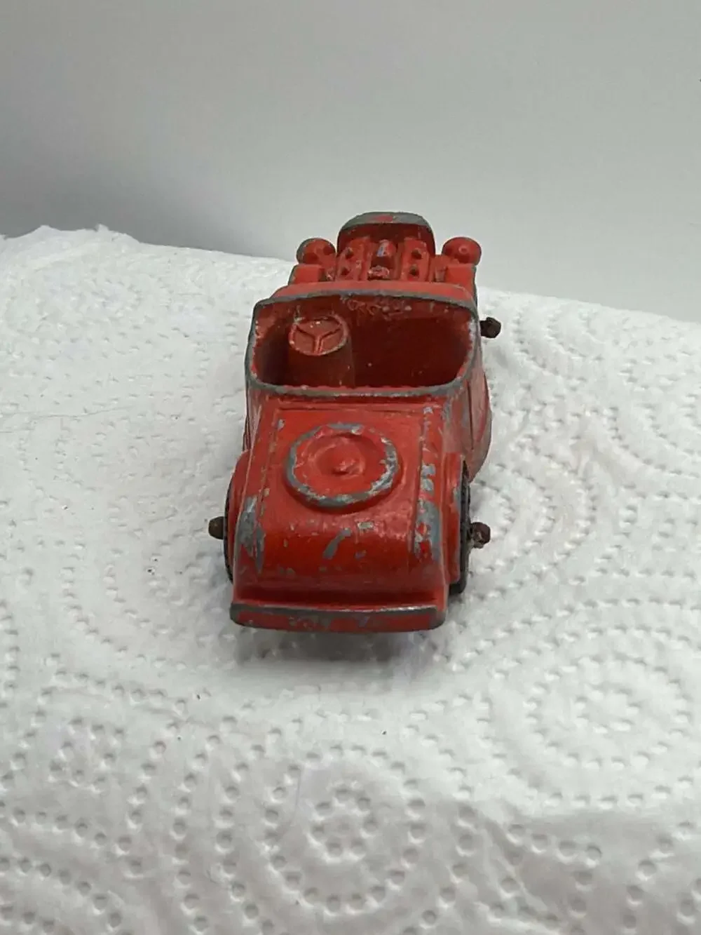 Vintage Tootsietoy Ford Model B Red Diecast Hotrod Roadster Toy Car